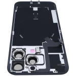 Apple iPhone 16 Pro Max Back Cover with Magnet Bazel incl NFC and Flash Flex - Black Titanium Service Pack