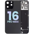 Apple iPhone 16 Pro Max Back Cover with Magnet Bazel incl NFC and Flash Flex - Black Titanium Service Pack