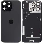 Apple iPhone 16 Pro Max Back Cover with Magnet Bazel incl NFC and Flash Flex - Black Titanium Service Pack