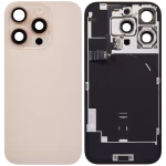 Apple iPhone 16 Pro Back Cover with Magnet Bazel incl NFC and Flash Flex - Desert Titanium Pulled A