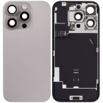 Apple iPhone 16 Pro Back Cover with Magnet Bazel incl NFC and Flash Flex - Natural Titanium Pulled A