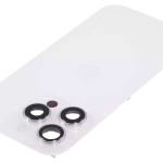 Apple iPhone 16 Pro Back Cover with Magnet Bazel incl NFC and Flash Flex - White Titanium Pulled A