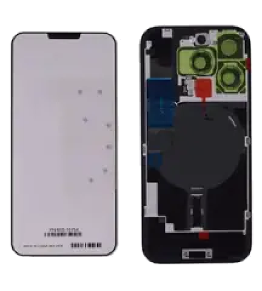 Apple iPhone 16 Pro Back Cover with Magnet Bazel incl NFC and Flash Flex - White Titanium Service Pack