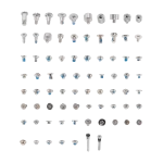 Apple iPhone 16 Plus Complete Screw Set