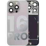 Apple iPhone 16 Pro Back Cover with Magnet Bazel incl NFC and Flash Flex - Natural Titanium Pulled A