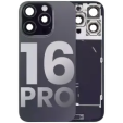 Apple iPhone 16 Pro Back Cover with Magnet Bazel incl NFC and Flash Flex - Black Titanium Pulled A