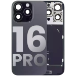 Apple iPhone 16 Pro Back Cover with Magnet Bazel incl NFC and Flash Flex - Black Titanium Pulled A