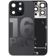 Apple iPhone 16 Pro Back Cover with Magnet Bazel incl NFC and Flash Flex - Black Titanium Pulled B