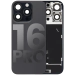 Apple iPhone 16 Pro Back Cover with Magnet Bazel incl NFC and Flash Flex - Black Titanium Pulled B