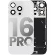 Apple iPhone 16 Pro Back Cover with Magnet Bazel incl NFC and Flash Flex - White Titanium Pulled B