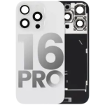 Apple iPhone 16 Pro Back Cover with Magnet Bazel incl NFC and Flash Flex - White Titanium Pulled B