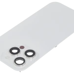 Apple iPhone 16 Pro Back Cover with Magnet Bazel incl NFC and Flash Flex - White Titanium Pulled B