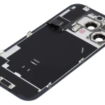 Apple iPhone 16 Pro Back Cover with Magnet Bazel incl NFC and Flash Flex - White Titanium Pulled B