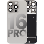 Apple iPhone 16 Pro Back Cover with Magnet Bazel incl NFC and Flash Flex - Natural Titanium Pulled B