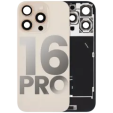 Apple iPhone 16 Pro Back Cover with Magnet Bazel incl NFC and Flash Flex - Desert Titanium Pulled B