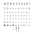Apple iPhone 16 Pro Complete Screw Set