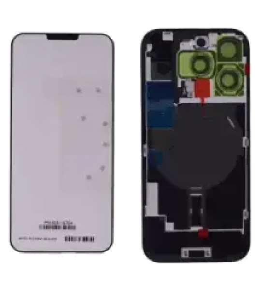 Apple iPhone 16 Pro Back Cover with Magnet Bazel incl NFC and Flash Flex - Natural Titanium Service Pack