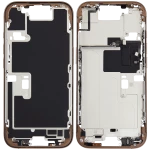 Apple iPhone 16 Pro Middle Frame with Small Parts (No Charger Flex) - Desert Titanium Pulled A