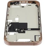 Apple iPhone 16 Pro Middle Frame with Small Parts (No Charger Flex) - Desert Titanium Pulled A