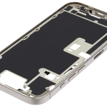 Apple iPhone 16 Pro Middle Frame with Small Parts (No Charger Flex) - Natural Titanium Pulled A