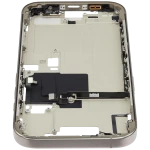 Apple iPhone 16 Pro Middle Frame with Small Parts (No Charger Flex) - Natural Titanium Pulled A