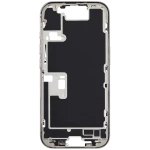 Apple iPhone 16 Pro Middle Frame with Small Parts (No Charger Flex) - White Titanium Pulled A