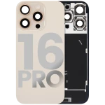 Apple iPhone 16 Pro Back Cover with Magnet Bazel incl NFC and Flash Flex - Desert Titanium Pulled C