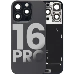 Apple iPhone 16 Pro Back Cover with Magnet Bazel incl NFC and Flash Flex - Black Titanium Pulled C