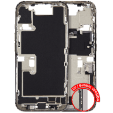 Apple iPhone 16 Pro Middle Frame with Small Parts - Natural Titanium Pulled A