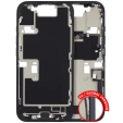 Apple iPhone 16 Pro Middle Frame with Small Parts - Black Titanium Pulled B