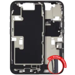 Apple iPhone 16 Pro Middle Frame with Small Parts - Black Titanium Pulled B