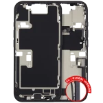Apple iPhone 16 Pro Middle Frame with Small Parts - Black Titanium Pulled B