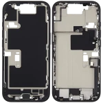 Apple iPhone 16 Pro Middle Frame with Small Parts - Black Titanium Pulled B