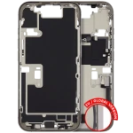 Apple iPhone 16 Pro Middle Frame with Small Parts - Natural Titanium Pulled B
