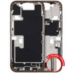 Apple iPhone 16 Pro Middle Frame with Small Parts - Desert Titanium Pulled C