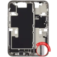 Apple iPhone 16 Pro Middle Frame with Small Parts - Natural Titanium Pulled C