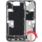 Apple iPhone 16 Pro Middle Frame with Small Parts - White Titanium Pulled A