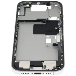 Apple iPhone 16 Pro Middle Frame with Small Parts - White Titanium Pulled B