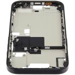 Apple iPhone 16 Pro Middle Frame with Small Parts (No Charger Flex) - Black Titanium Pulled B