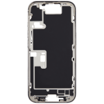 Apple iPhone 16 Pro Middle Frame with Small Parts (No Charger Flex) - White Titanium Pulled B