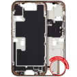 Apple iPhone 16 Pro Middle Frame with Small Parts (No Charger Flex) - Desert Titanium Pulled B