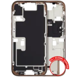 Apple iPhone 16 Pro Middle Frame with Small Parts (No Charger Flex) - Desert Titanium Pulled B