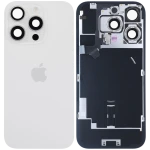 Apple iPhone 16 Pro Back Cover with Magnet Bazel incl NFC and Flash Flex - White Titanium Service Pack