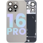 Apple iPhone 16 Pro Back Cover with Magnet Bazel incl NFC and Flash Flex - Natural Titanium Service Pack