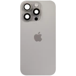 Apple iPhone 16 Pro Back Cover with Magnet Bazel incl NFC and Flash Flex - Natural Titanium Service Pack