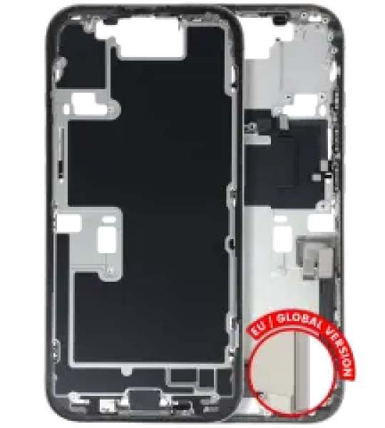 Apple iPhone 16 Pro Housing with Small Parts (No Charger Flex) - Natural Titanium Pulled B
