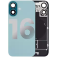 Apple iPhone 16 Back Cover with Magnet Bazel incl NFC and Flash Flex - Teal Pulled A