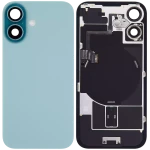 Apple iPhone 16 Back Cover with Magnet Bazel incl NFC and Flash Flex - Teal Pulled A