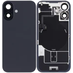Apple iPhone 16 Back Cover with Magnet Bazel incl NFC and Flash Flex - Black Pulled B