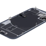 Apple iPhone 16 Back Cover with Magnet Bazel incl NFC and Flash Flex - Black Pulled B
